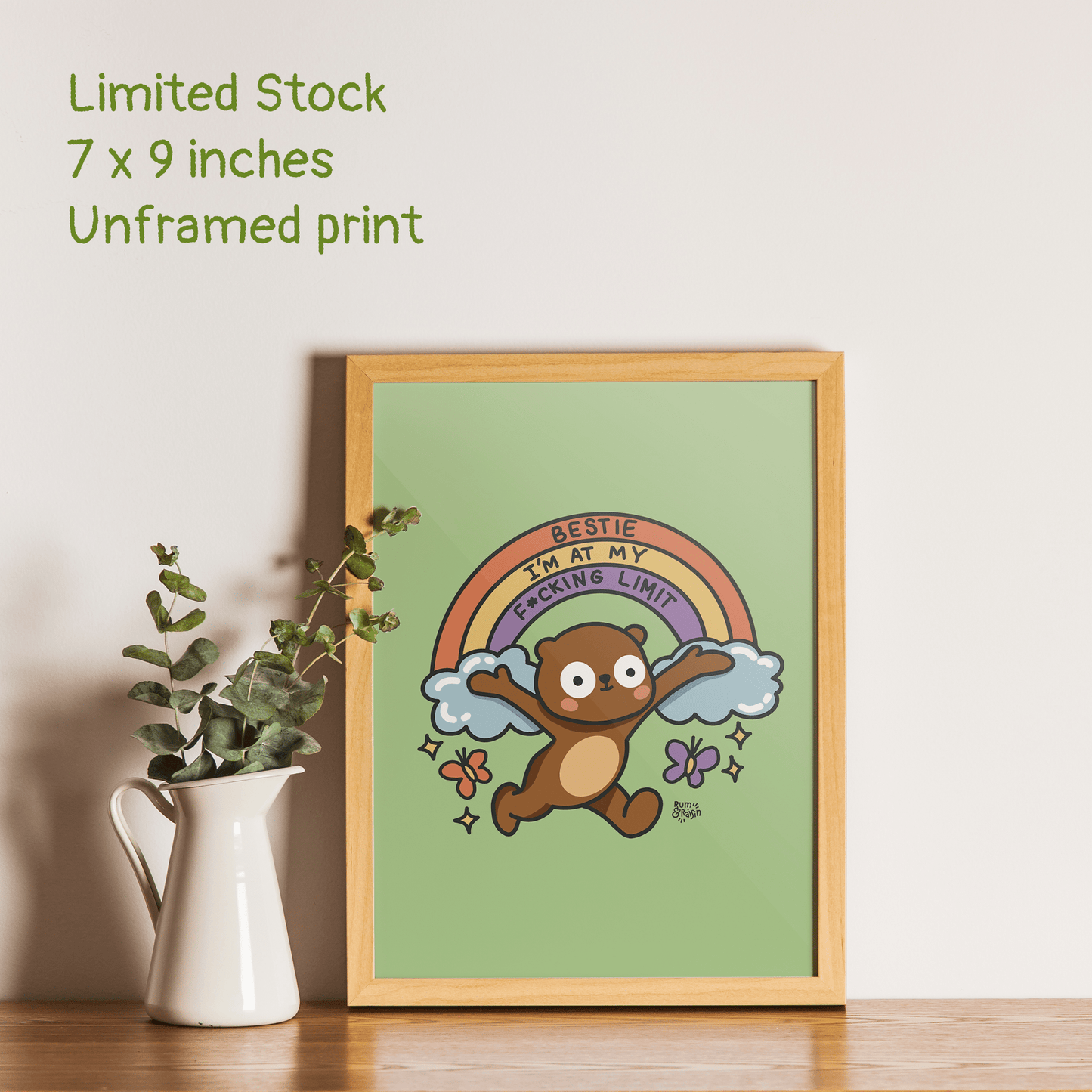 Original Art Prints - 7x9" - Rum and Raisin Studio