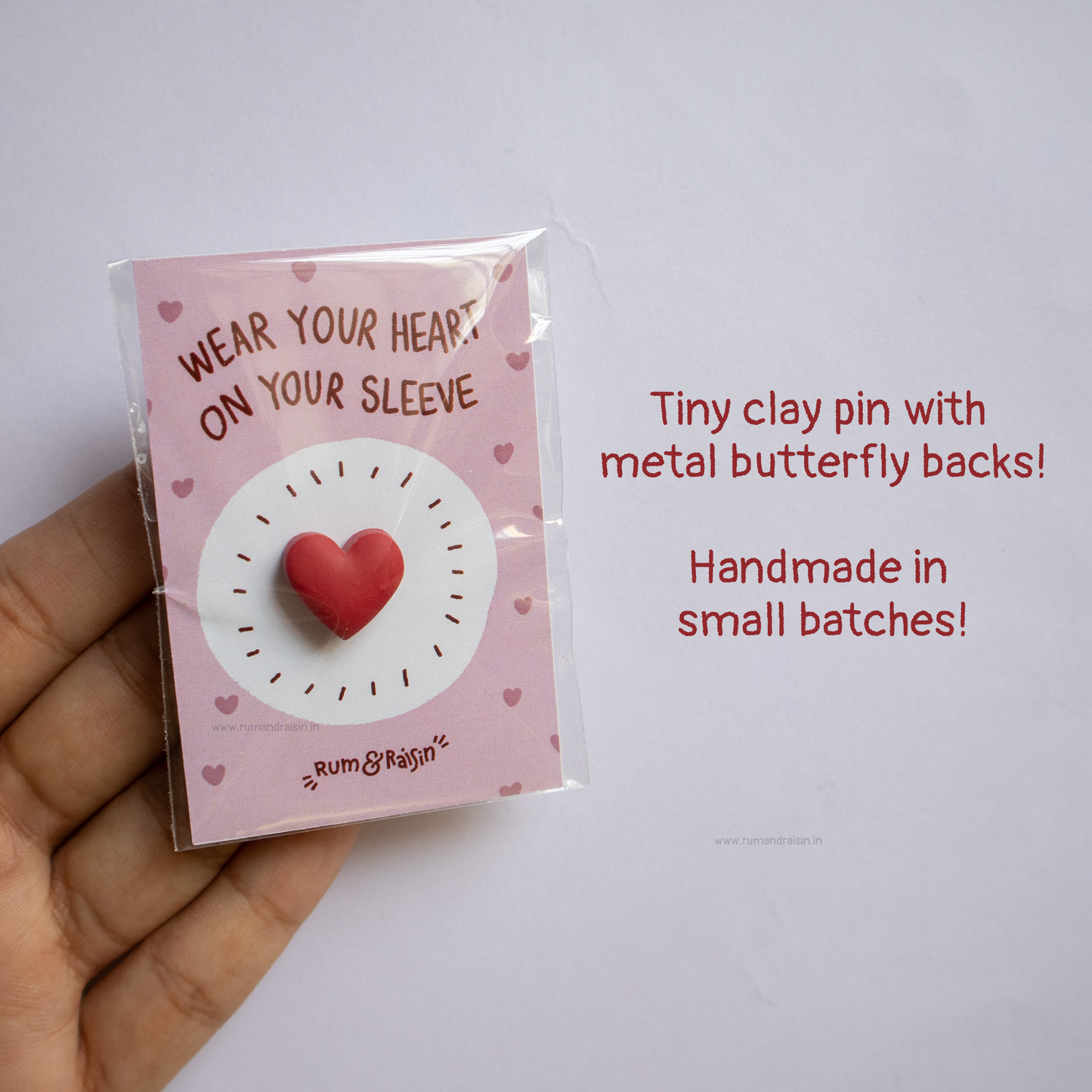 Heart on your Sleeve: Pin