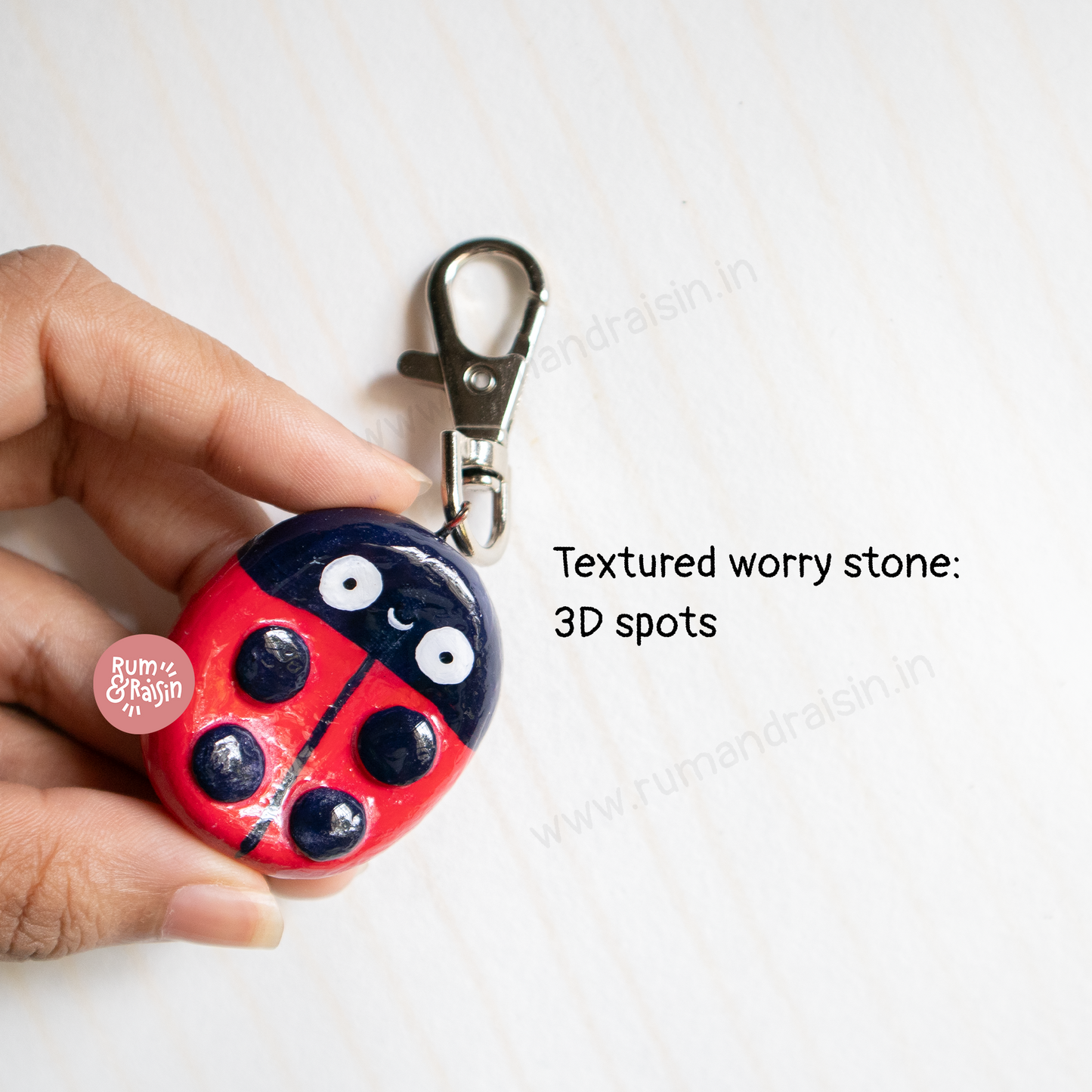 Jitterbug: Textured Worry Stone