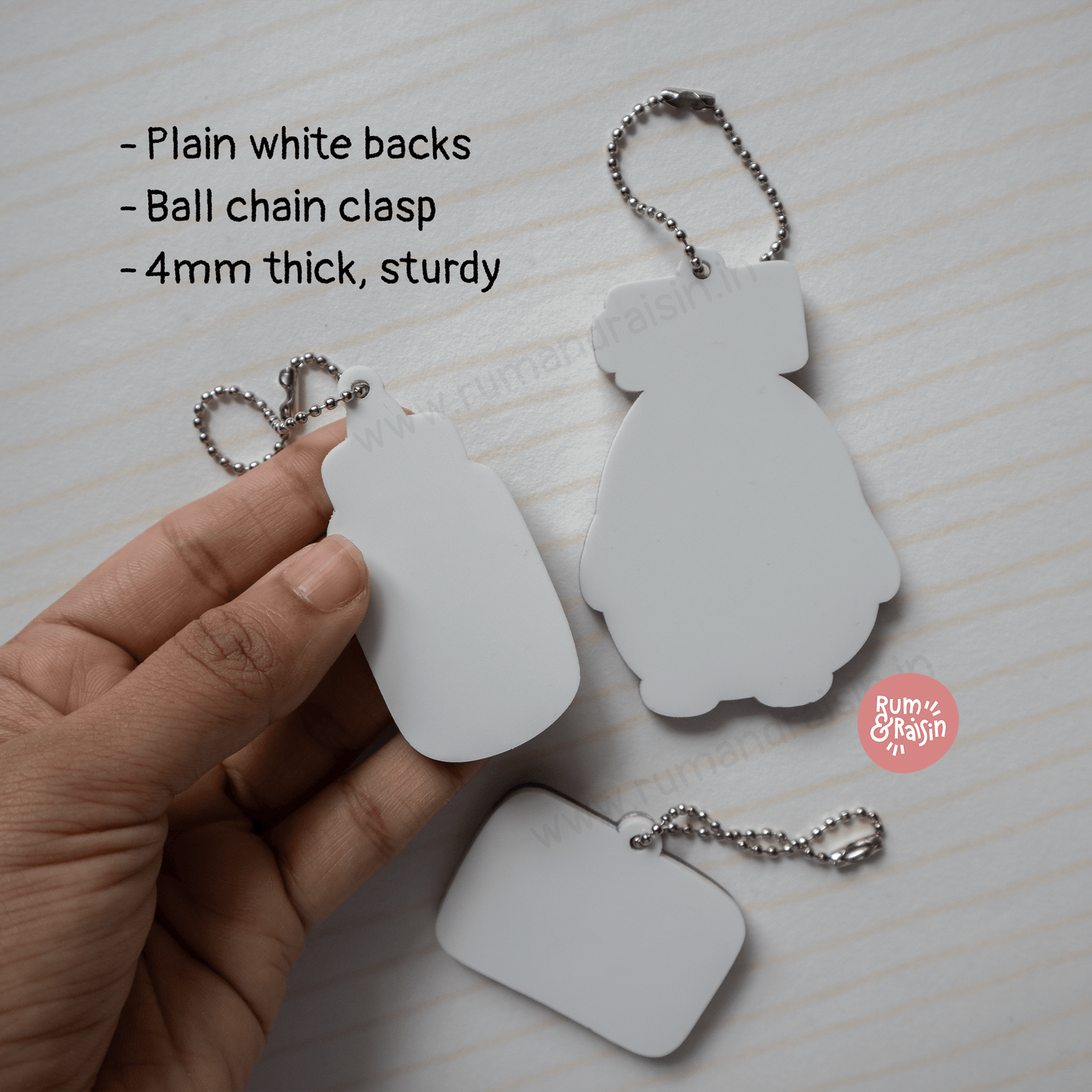 System Error: Acrylic Keychain - Rum and Raisin Studio