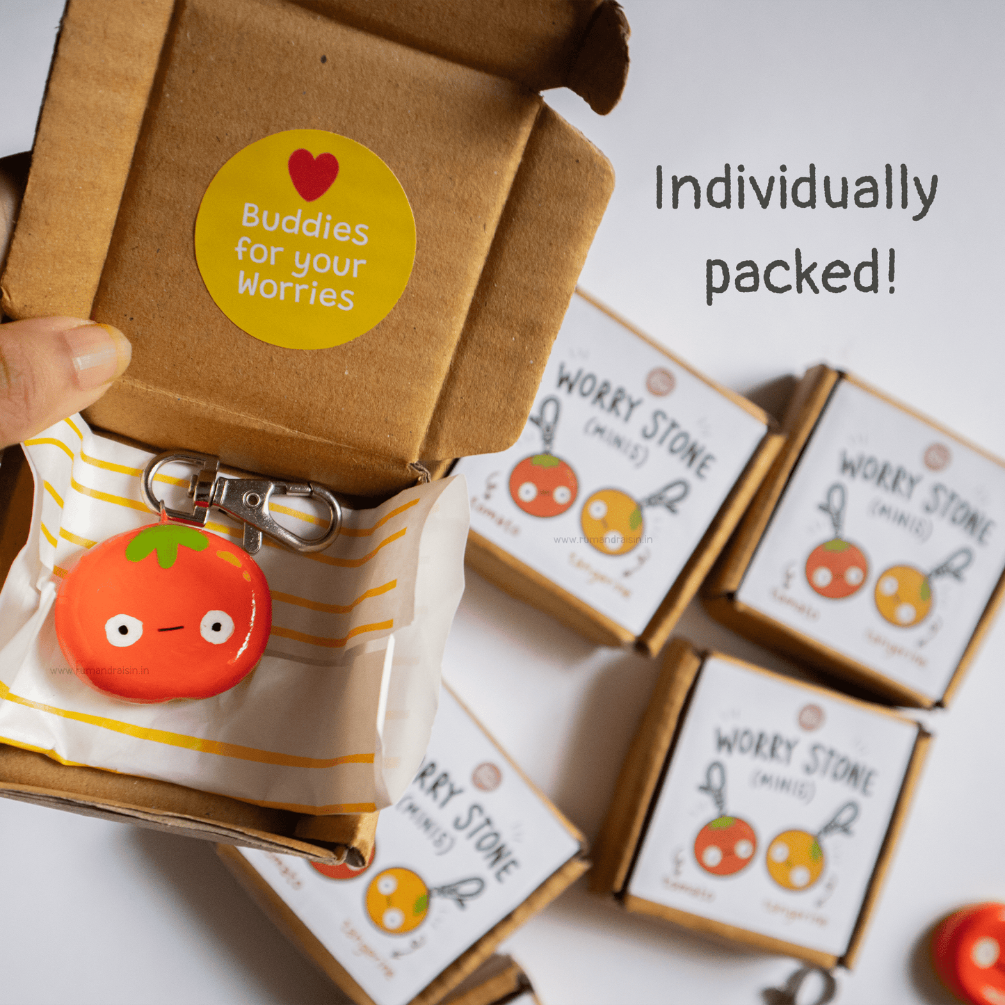 Worry Stone: Minis - Rum and Raisin Studio