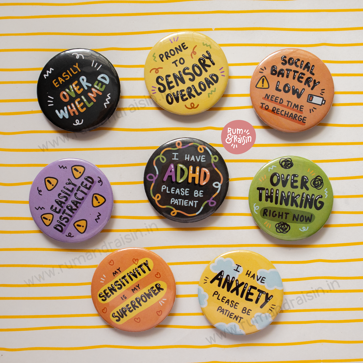 Illustrated Pin + Magnet (2 in 1)