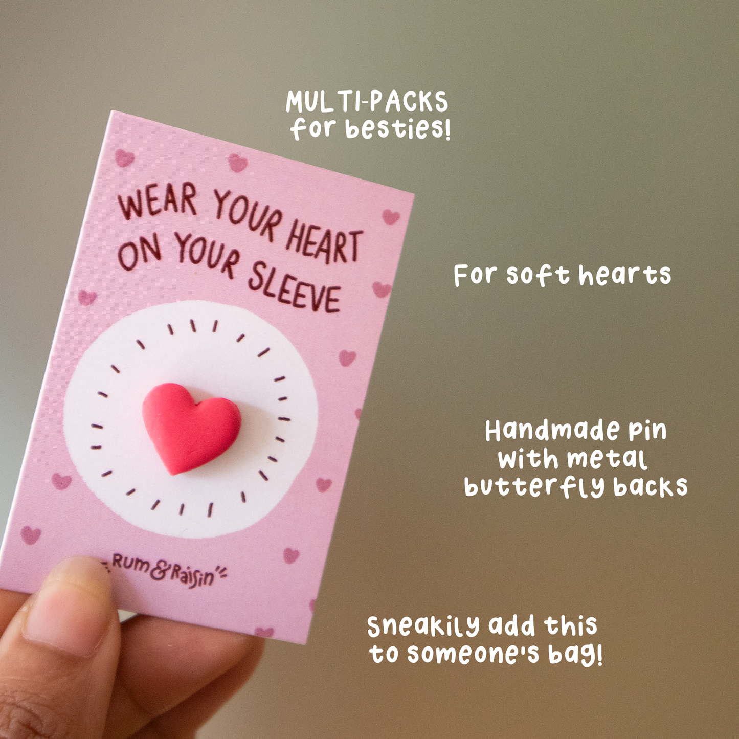 Heart on your Sleeve: Pin