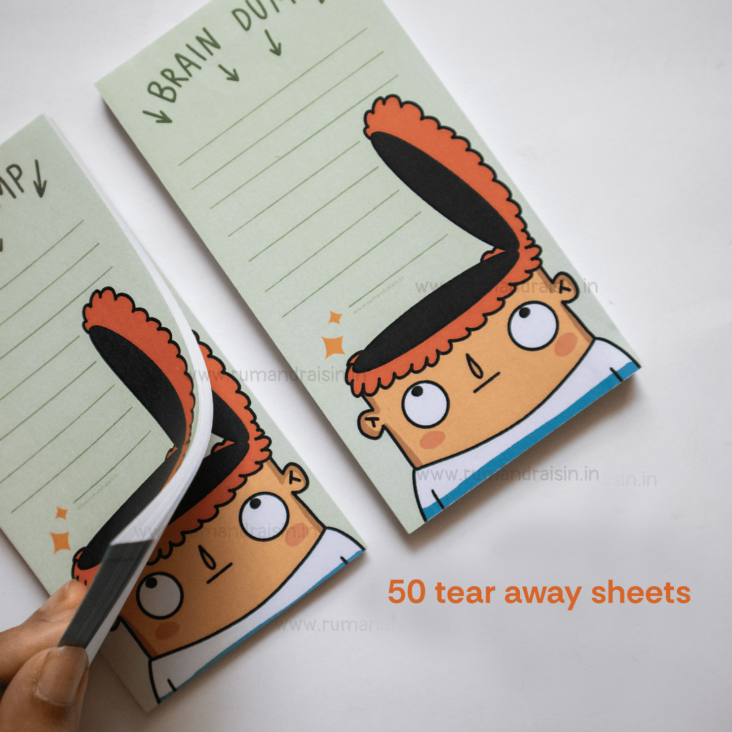 Brain Dump Notepad - Rum and Raisin Studio