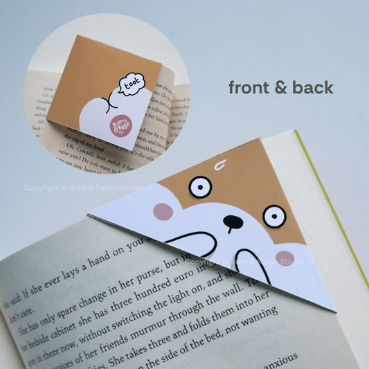Pagemarkers - Sloth & Corgi - Rum and Raisin Studio