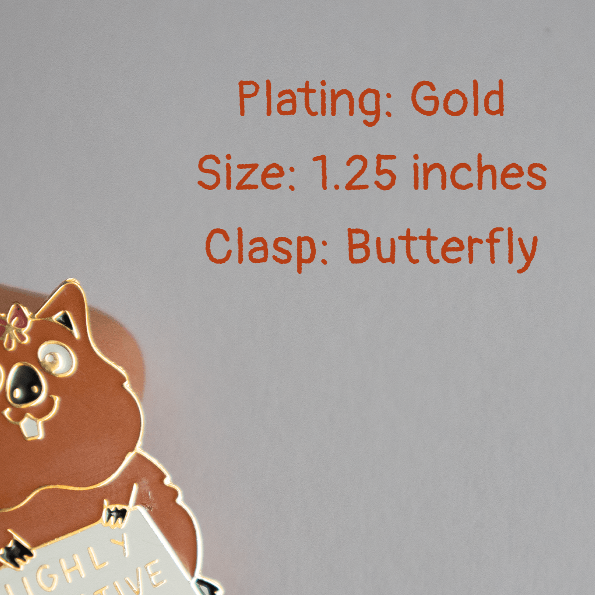 HSP Quokka: Enamel Pin