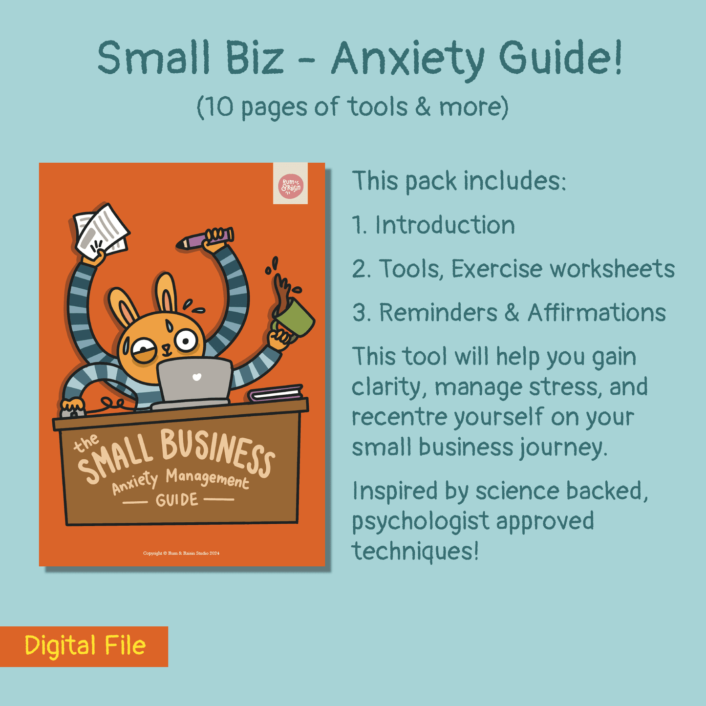 Small Business Anxiety Guide - Rum and Raisin Studio