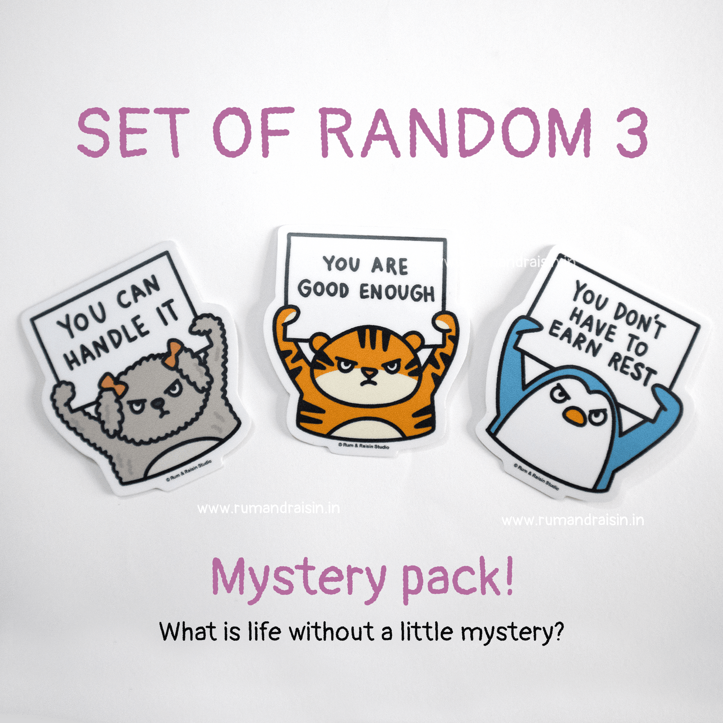 Stuff to Remember - Sticker Set - Rum and Raisin Studio