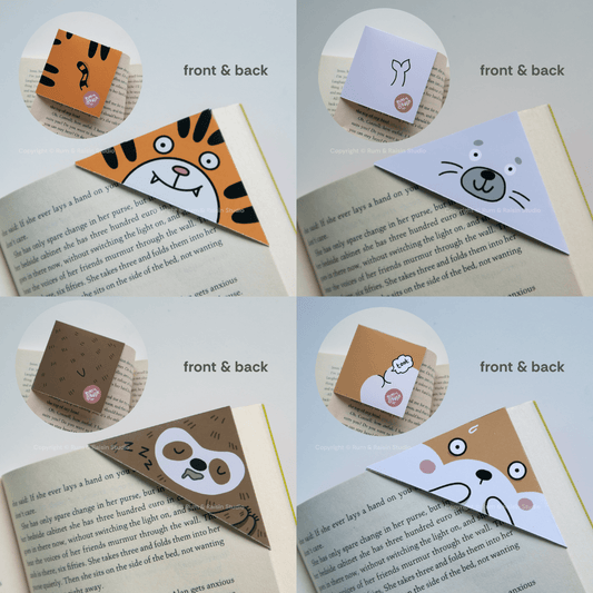 Pagemarkers Bundle of 8 - Rum and Raisin Studio