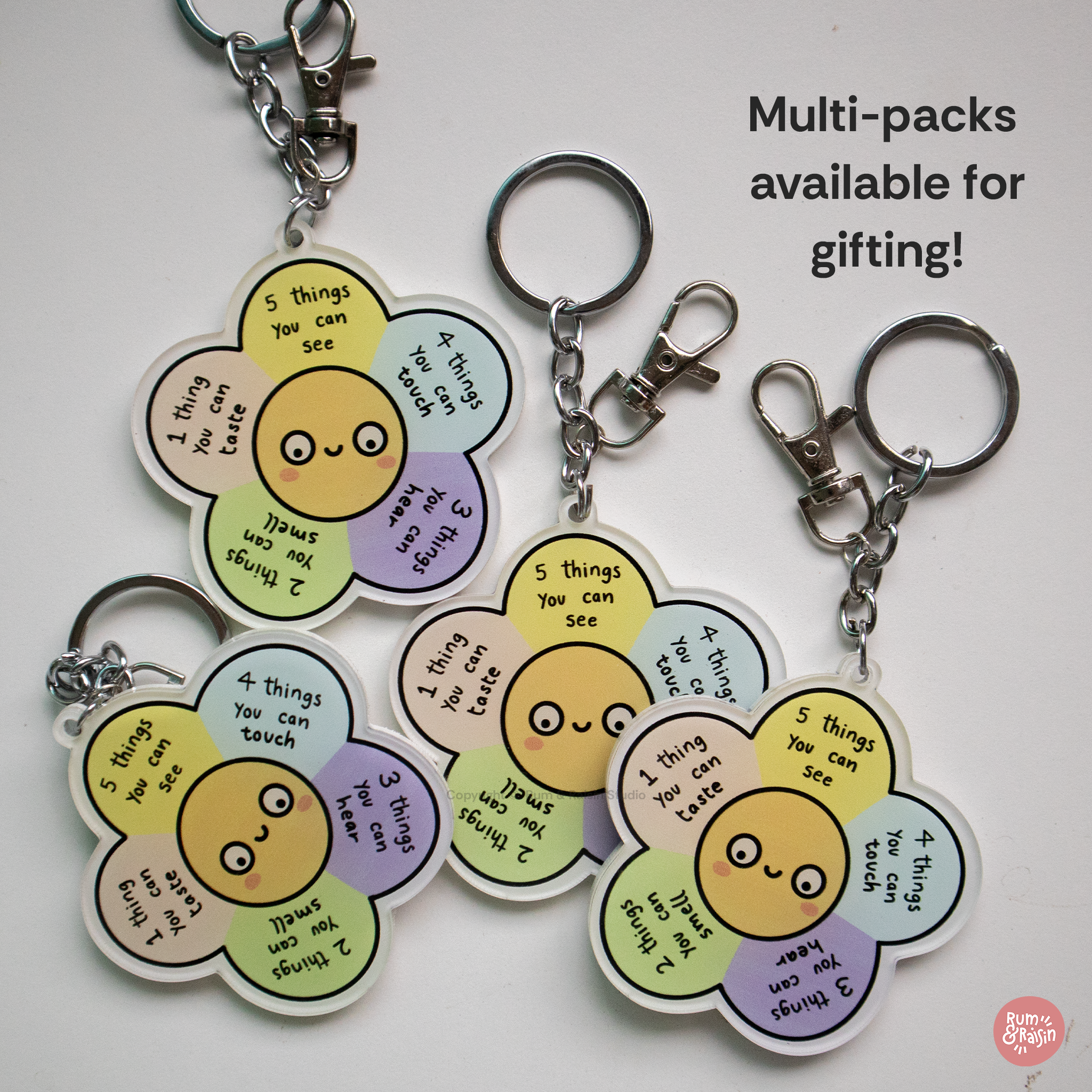 54321 Grounding: Acrylic Keychain