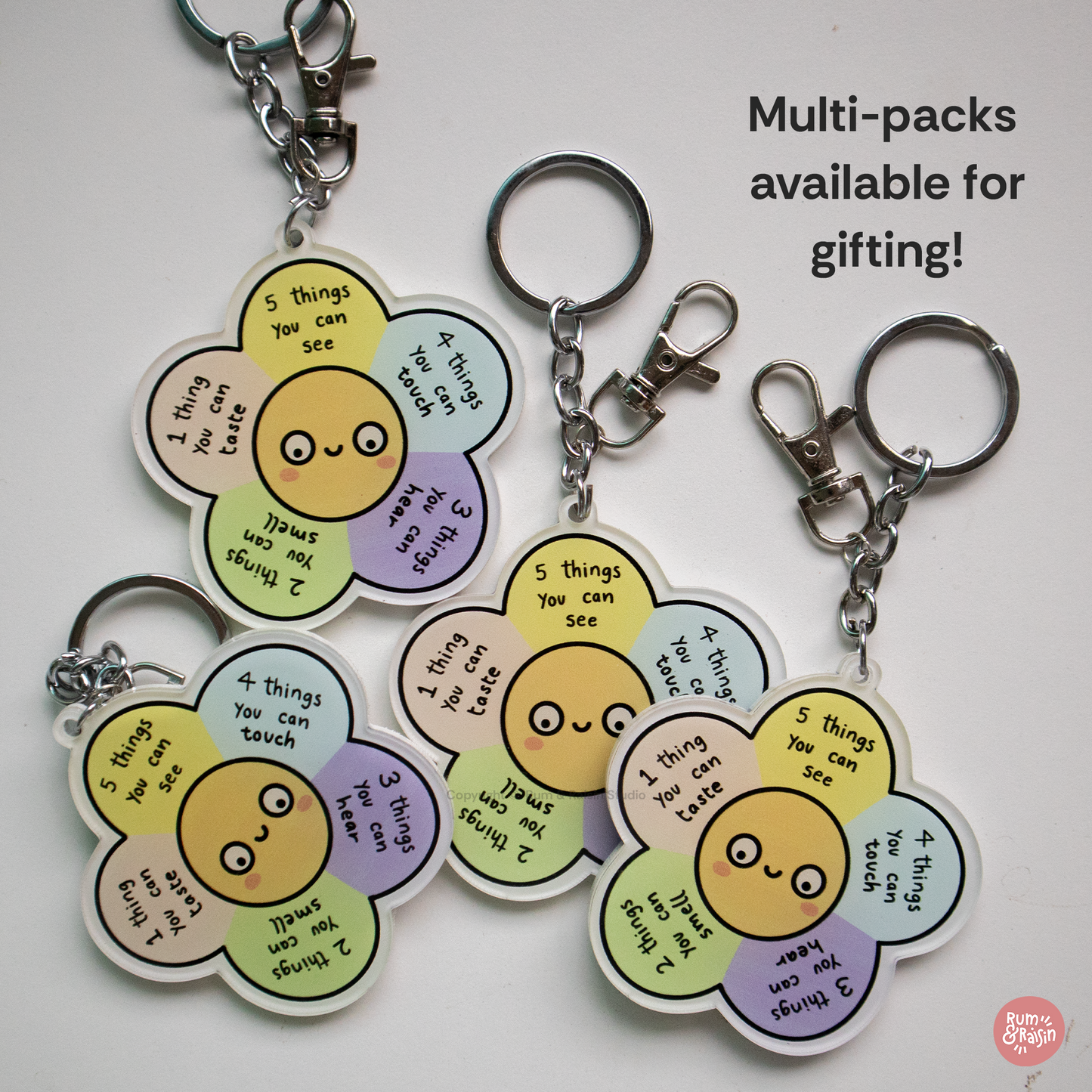 54321 Grounding: Acrylic Keychain