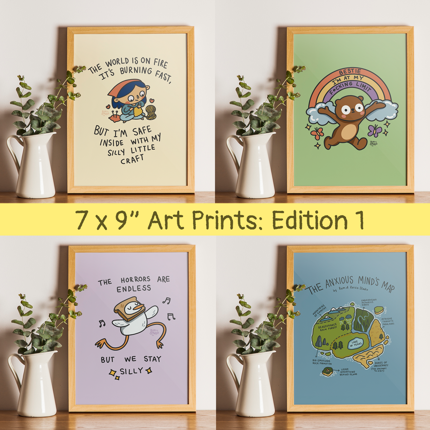 Original Art Prints - 7x9"