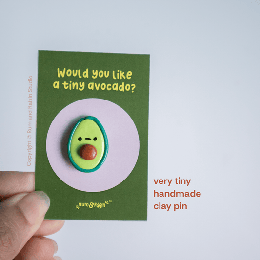 Avocado: Pin - Rum and Raisin Studio