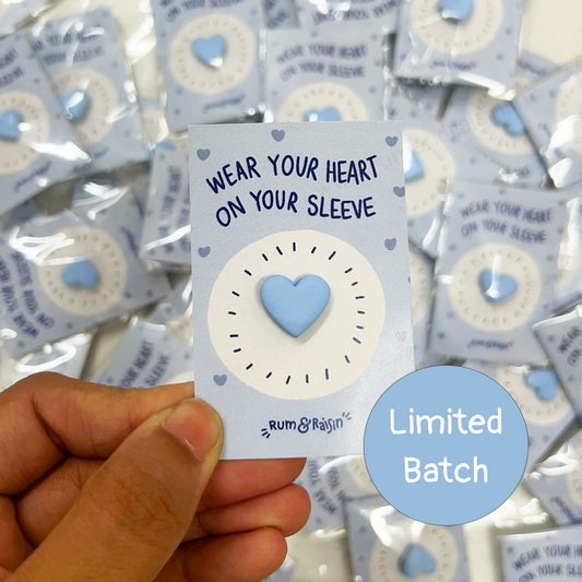 Heart on your Sleeve: Blue Pin