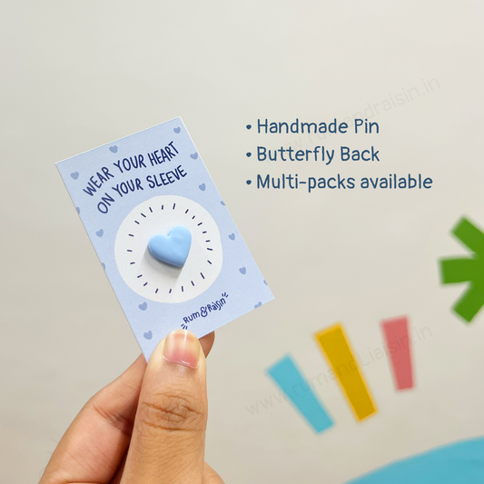 Heart on your Sleeve: Blue Pin