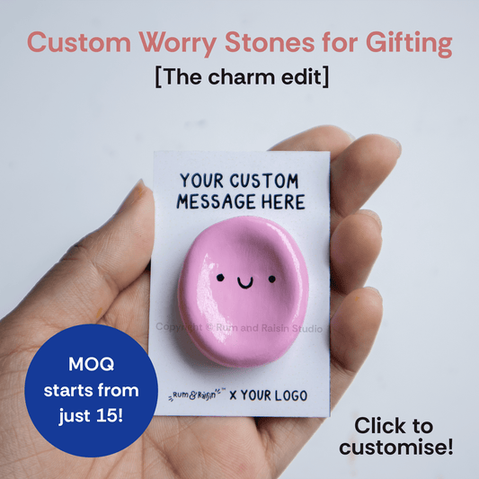 Custom Worry Stones: Gifting - Rum and Raisin Studio