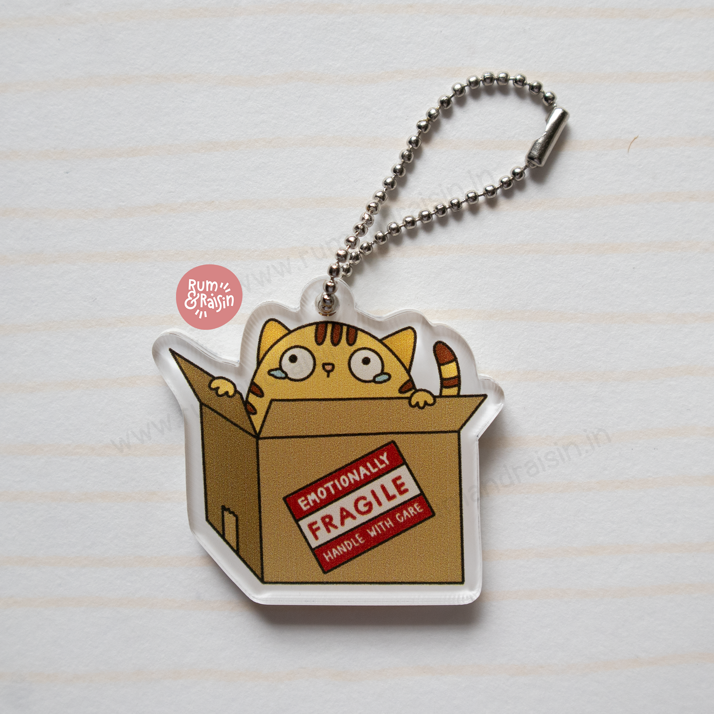 Emotionally Fragile: Acrylic Keychain