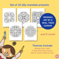 Colouring Pages - Set 1 - Rum and Raisin Studio