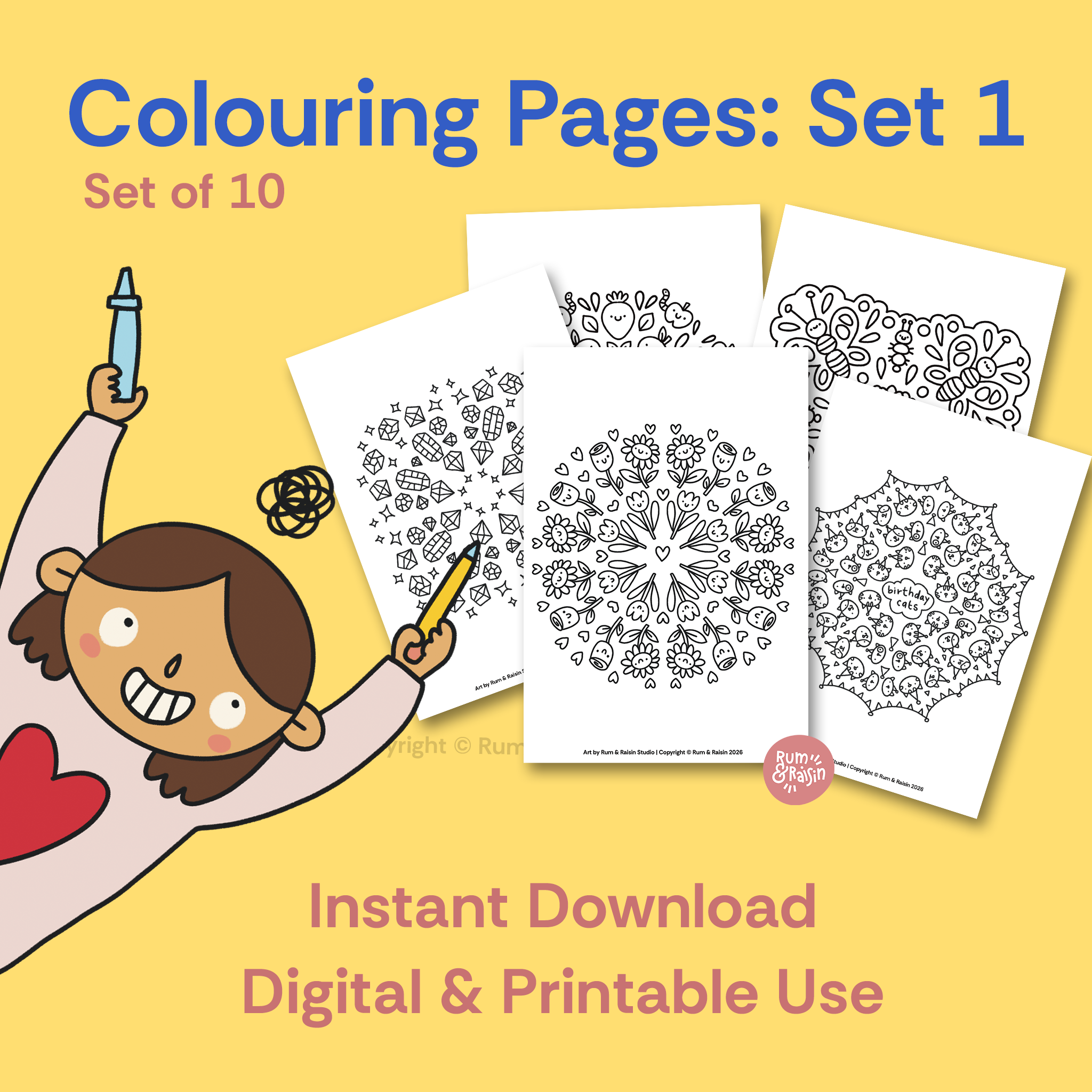 Colouring Pages - Set 1