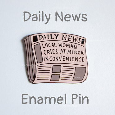 Daily News: Enamel Pin
