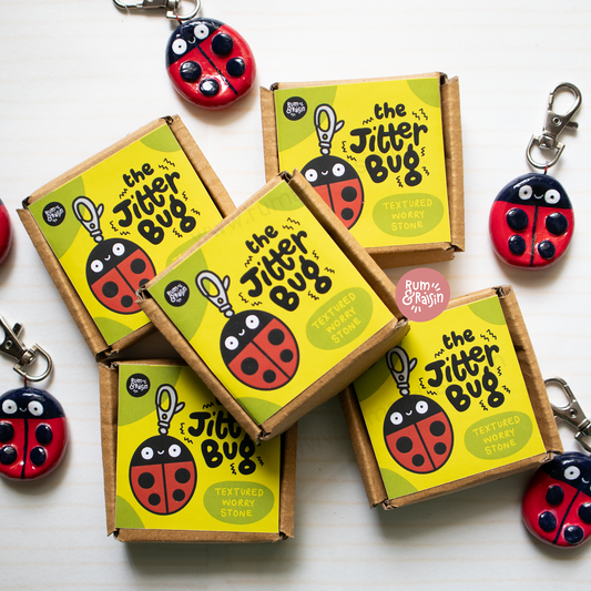 Jitterbug: Textured Worry Stone