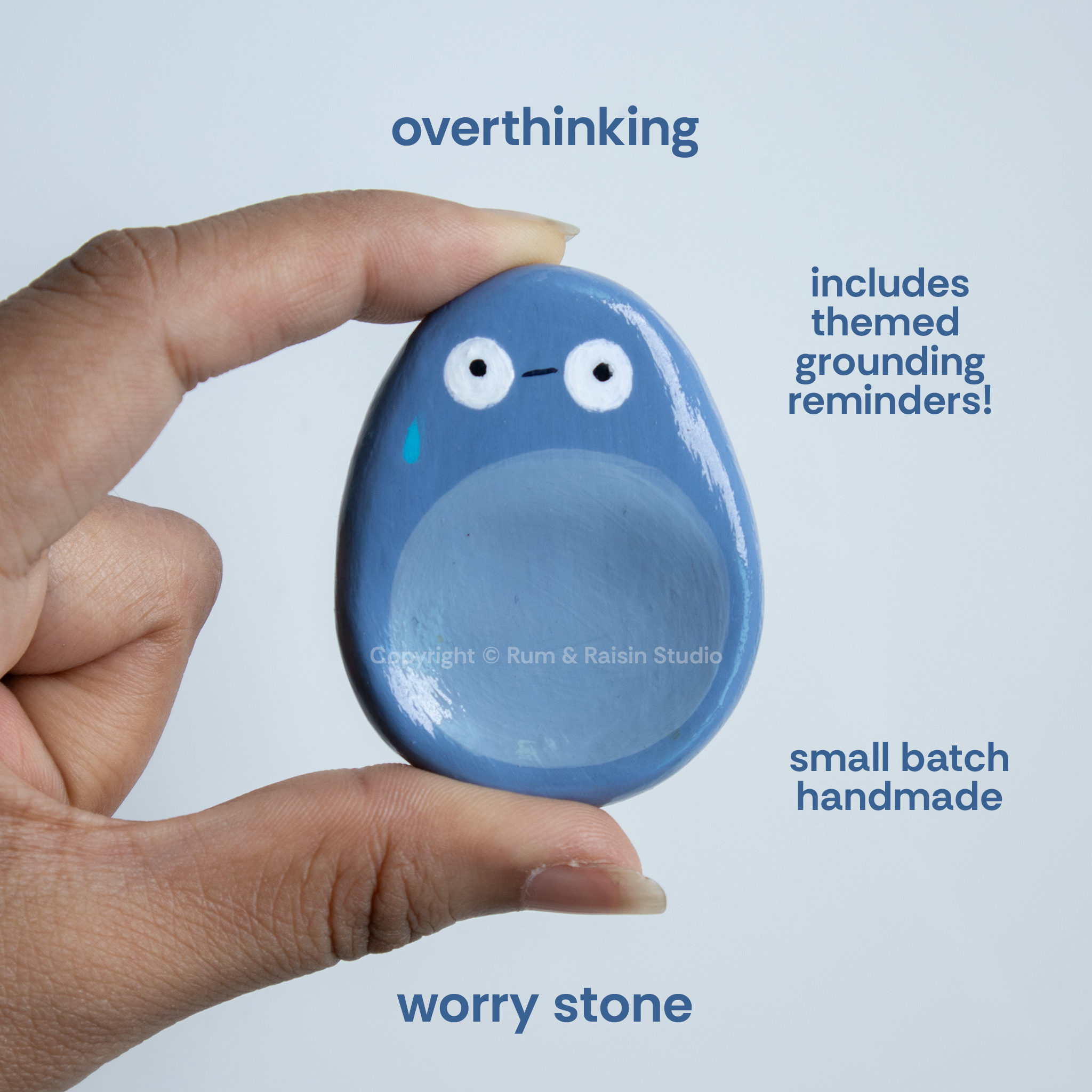 Overthinking Worry Stone