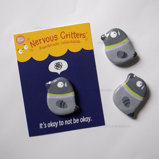 Nervous Critters: Pigeon (Pins/Magnet)
