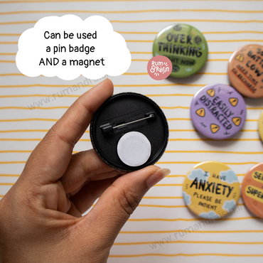 Illustrated Pin + Magnet (2 in 1)