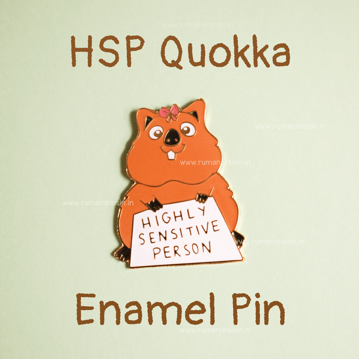 HSP Quokka: Enamel Pin