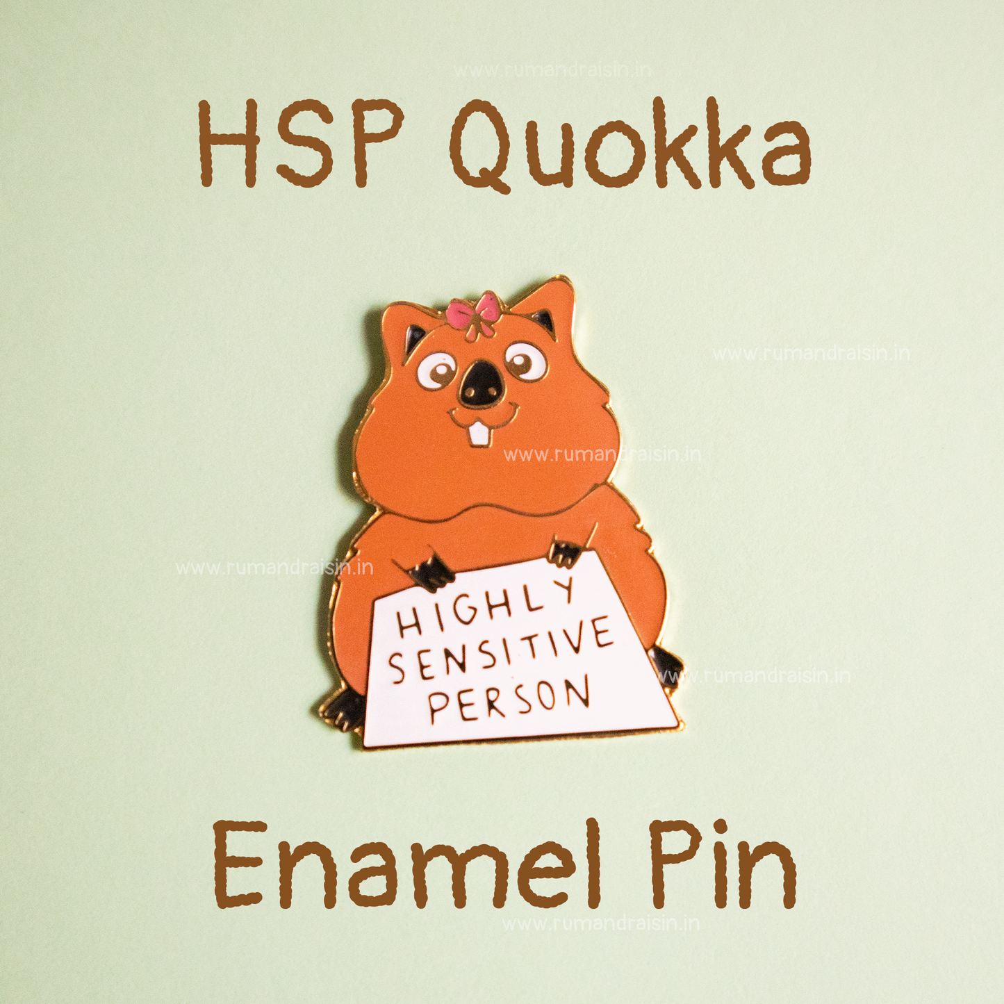 HSP Quokka: Enamel Pin