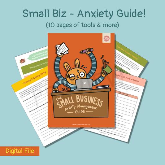 Small Business Anxiety Guide - Rum and Raisin Studio