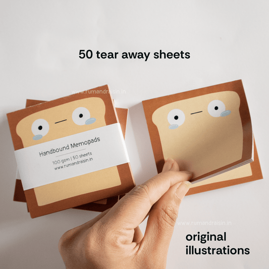 Sad Toastie: Memo Pad - Rum and Raisin Studio