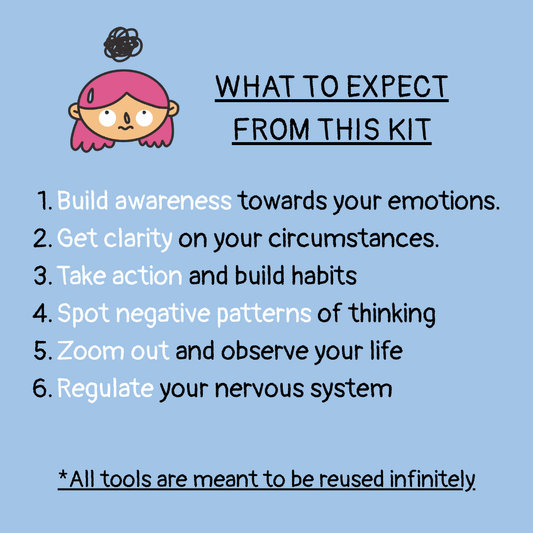 Beat the Worry Monster: Anxiety-Relief Toolkit - Rum and Raisin Studio