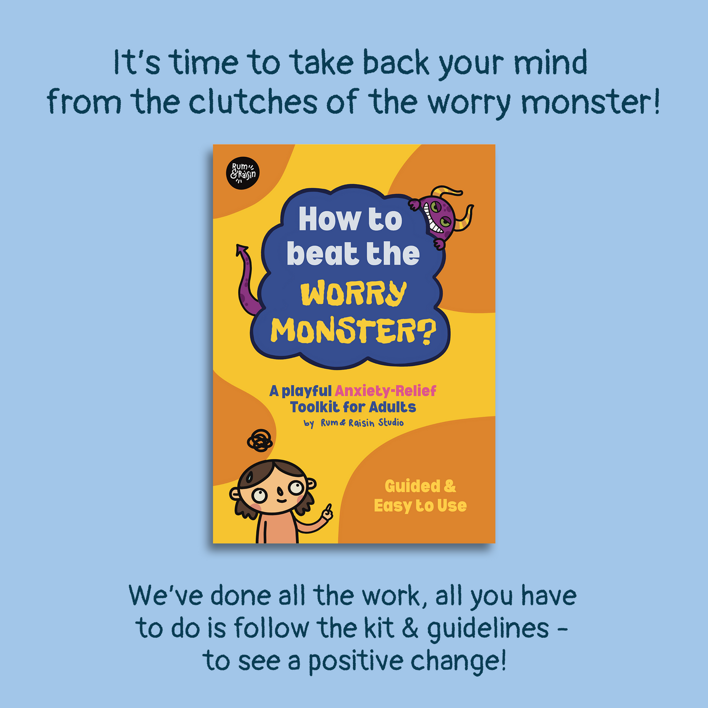 Beat the Worry Monster: Anxiety-Relief Toolkit