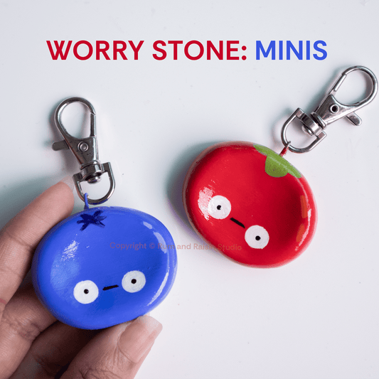 Worry Stone: Minis - Rum and Raisin Studio