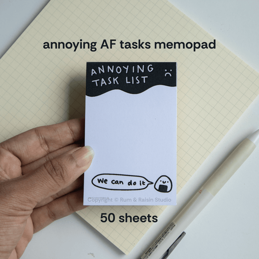 Annoying Task List: Memopad - Rum and Raisin Studio