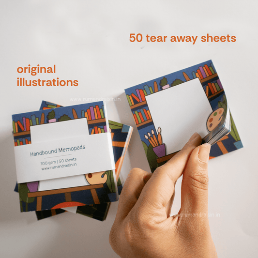 Art Studio: Memo Pad - Rum and Raisin Studio