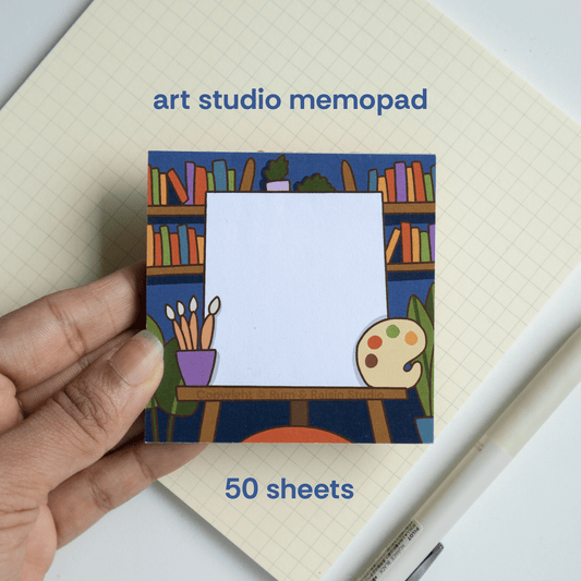 Art Studio: Memo Pad - Rum and Raisin Studio