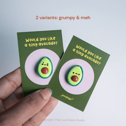 Avocado: Pin - Rum and Raisin Studio