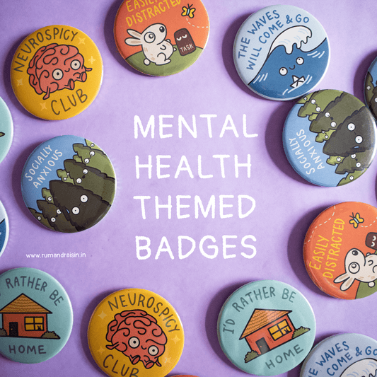 Illustrated Badges - Set of 2