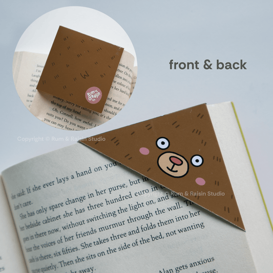 Pagemarkers - Bear & Pengy - Rum and Raisin Studio