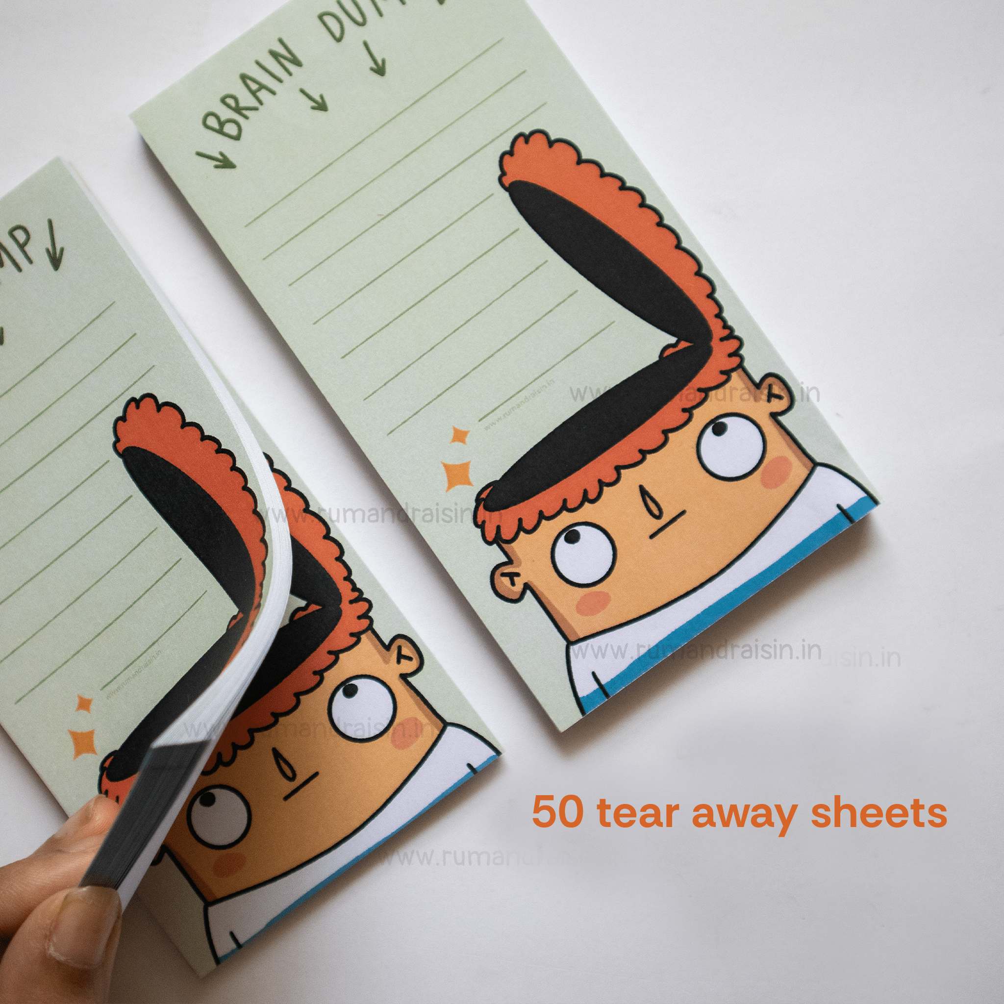 Brain Dump Notepad - Rum and Raisin Studio