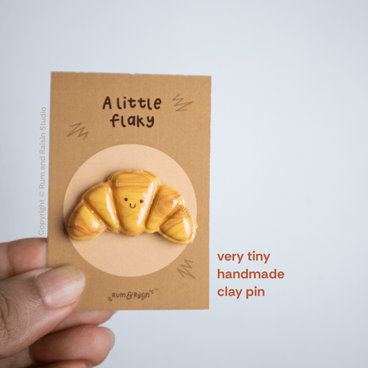 Croissant: Pin - Rum and Raisin Studio