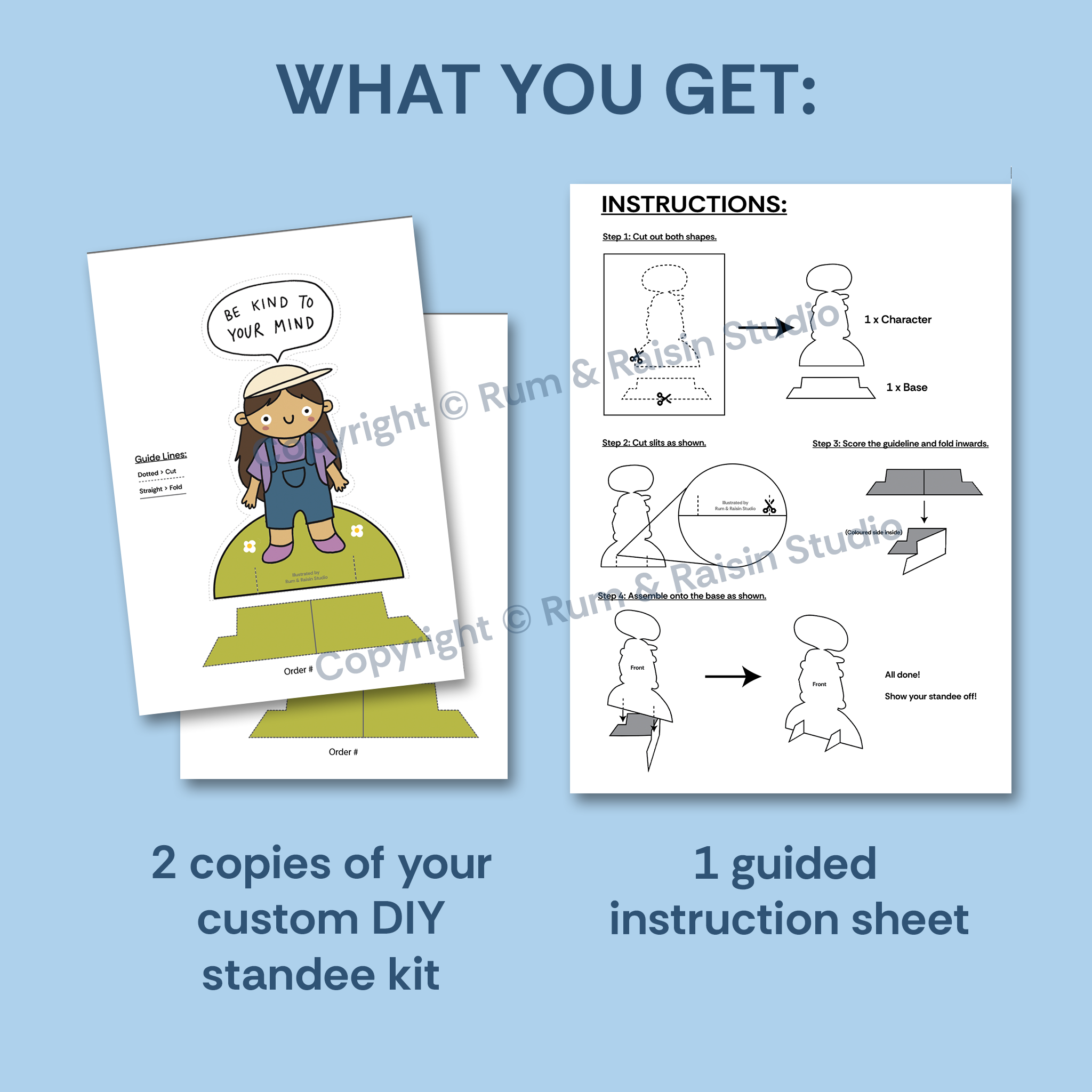 Custom Illustrated Standee