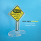 Desk Sign: Acrylic Standee