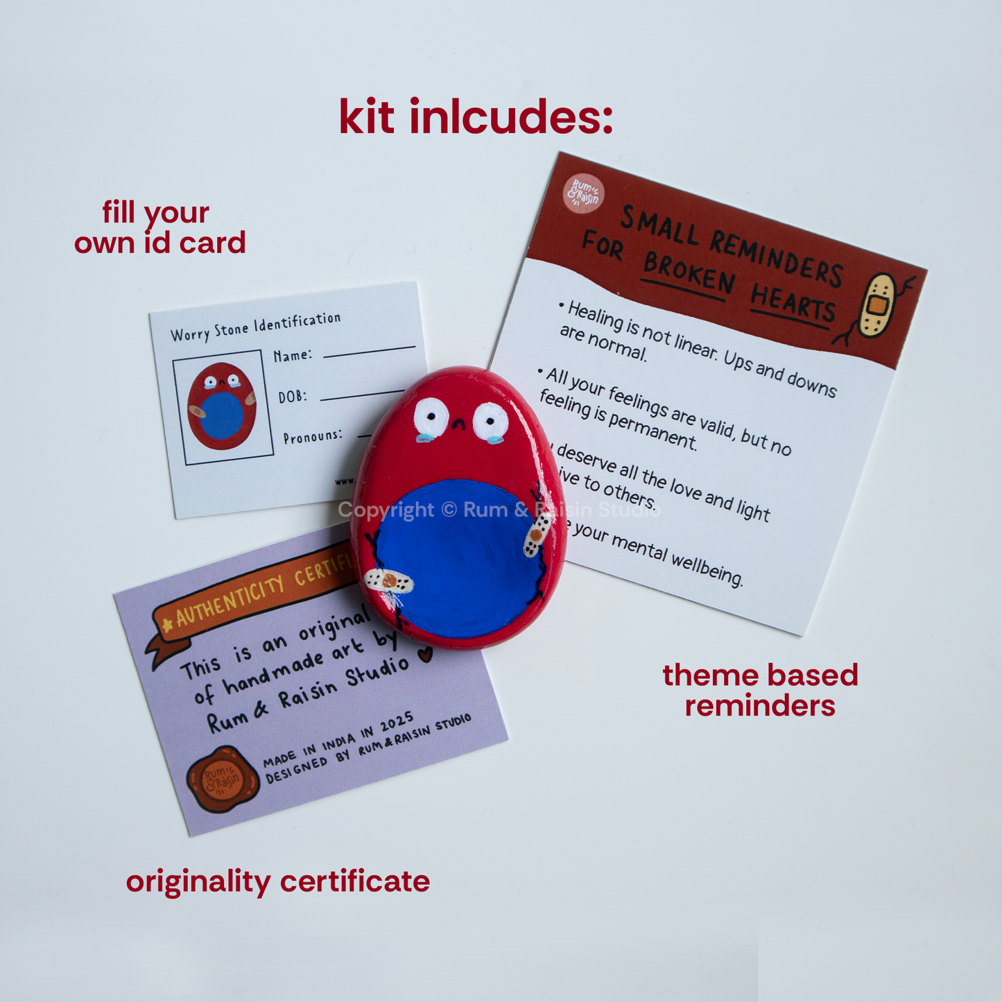 Heartbreak Worry Stone