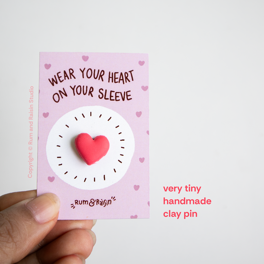 Heart on your Sleeve: Pin