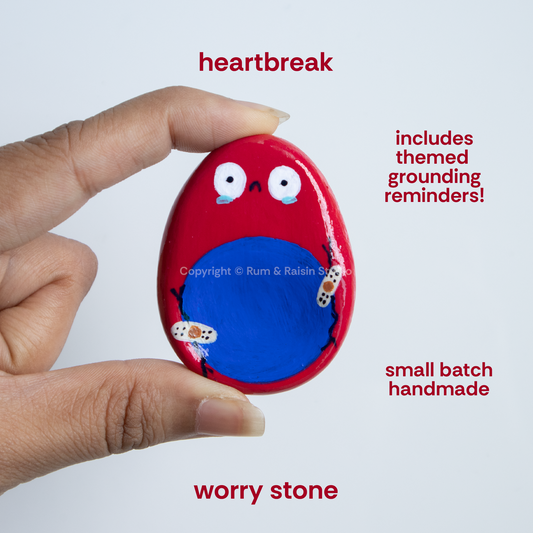Heartbreak Worry Stone