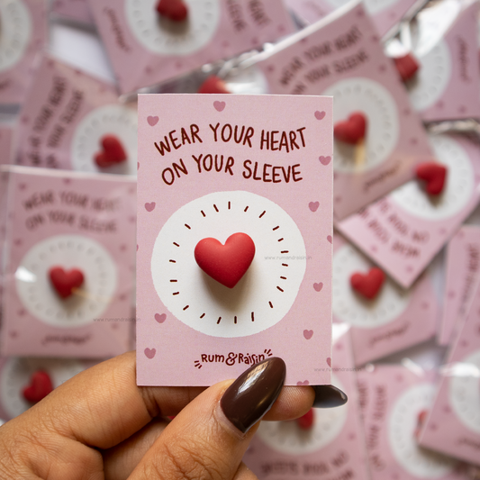 Heart on your Sleeve: Pin