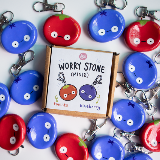Worry Stone: Minis - Rum and Raisin Studio